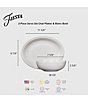 Fiesta 2-Piece Oval Platter & Bistro Bowl Serve Set, Color:White - Image 2