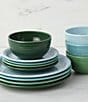 Fiesta Bistro Coupe 3-Piece Place Setting, Service For 1, Color:Jade - Image 3
