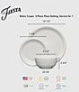 Fiesta Bistro Coupe 3-Piece Place Setting, Service For 1, Color:Daffodil - Image 2