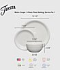 Fiesta Bistro Coupe 3-Piece Place Setting, Service For 1, Color:Twilight - Image 6