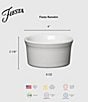 Fiesta 8-oz Ramekin, Color:Sky - Image 2