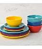 Fiesta Bistro Coupe 12-Piece Mixed Vibrant Dinnerware Set, Service for 4, Color:Mixed Vibrant - Image 2