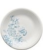 Color:Sky/White - Image 1 - Botanical Floral Salad Plate