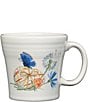 Color:White/Floral - Image 1 - Breezy Floral Colleciton Butterfly Tapered Mug
