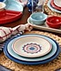 Fiesta Classic 12-Piece Mixed Colors Dinnerware Set, Service for 4, Color:Coastal Blues Mixed - Image 5
