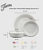 Fiesta Classic 12-Piece Mixed Colors Dinnerware Set, Service for 4 - Image 2