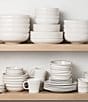 Fiesta Classic Rim Luncheon Plates, Set of 4, Color:White - Image 2
