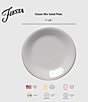 Fiesta Classic Rim Salad Plates, Set of 4, Color:White - Image 3