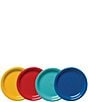 Fiesta Mixed Collection Bistro Coupe Salad Plates, Set of 4, Color:Mixed Vibrant - Image 1