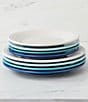 Fiesta Mixed Classic Rim Luncheon Plates, Set of 4, Color:Coastal Blue - Image 3