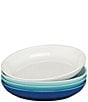 Fiesta Mixed Collection Coupe Luncheon Bowls, Set of 4, Color:Coastal Blue - Image 1