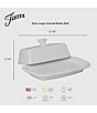 Fiesta Extra Large Covered Butter Dish, Color:Meadow - Image 2