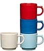 Fiesta Mixed Stackable Mugs, Set of 4 - Image 1