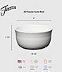 Fiesta All-Purpose 6 Inch Gusto Bowl 28oz, Color:Linen - Image 2