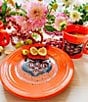 Fiesta Halloween Black Cat 6.5#double; Appetizer Plate, Color:Poppy - Image 2