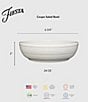 Fiesta Individual Salad Bowl, 24 oz., Color:Linen - Image 2
