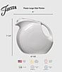 Fiesta Large Disk Pitcher, Linen - Image 2