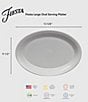 Fiesta Large Oval Serving Platter, Color:Jade - Image 2