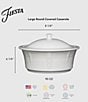 Fiesta Large Round Covered Casserole - Image 3
