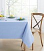 Color:Lapis - Image 1 - Margarita Herringbone Texture Tablecloth