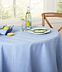 Color:Lapis - Image 2 - Margarita Herringbone Texture Tablecloth