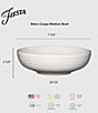 Fiesta Medium Bistro Bowl, 7.5#double;,1.19-qt., Color:Peony - Image 8
