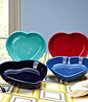 Color:Lapis - Image 2 - Medium Ceramic Heart Bowl Baking Dish