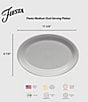 Fiesta Medium Oval Serving Platter, Color:Sky - Image 2