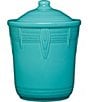 Fiesta Medium Chevron Canister, 2-Quart, Color:Turquoise - Image 1