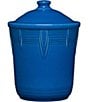 Fiesta Medium Chevron Canister, 2-Quart, Color:Lapis - Image 1