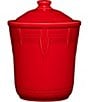 Fiesta Medium Chevron Canister, 2-Quart, Color:Scarlet - Image 1