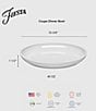 Fiesta Mixed Aegean Collection Coupe Luncheon Bowls, Set of 4, Color:Mixed Aegean - Image 2