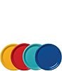 Fiesta Mixed Vibrant Bistro Coupe Dinner Plates, Set of 4, Color:Mixed Vibrant - Image 1
