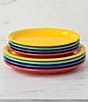 Fiesta Mixed Vibrant Bistro Coupe Dinner Plates, Set of 4, Color:Mixed Vibrant - Image 3