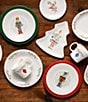 Fiesta Nutcracker Collection Classic Rim Dinner Plate, Color:White - Image 3