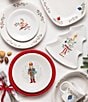 Fiesta Nutcracker Collection Classic Rim Salad Plate, Color:White - Image 2