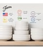 Fiesta Nutcracker Collection Classic Rim Salad Plate, Color:White - Image 4