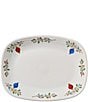 Fiesta Nutcracker Large Rectangular Platter, Color:White - Image 1