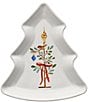 Fiesta Nutcracker Tree Shaped Plate, Color:White - Image 1