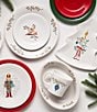 Fiesta Nutcracker Tree Shaped Plate, Color:White - Image 3