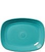 Fiesta Rectangular Platter, Color:Turquoise - Image 1