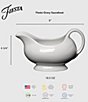 Fiesta 18 1/2oz Gravy Sauce Boat, Color:Poppy - Image 2