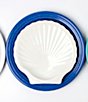 Fiesta Shell Plate, Color:White - Image 2