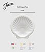 Fiesta Shell Plate, Color:Linen - Image 2