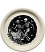 Fiesta Skeleton Duet Bistro Coupe Luncheon Plate, Color:Linen - Image 1