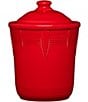 Fiesta Small Chevron Canister, 1-Quart, Color:Scarlet - Image 1
