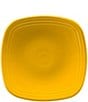 Color:Daffodil - Image 1 - Square Ceramic Luncheon Plate