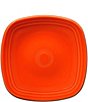 Color:Poppy - Image 1 - Square Ceramic Luncheon Plate