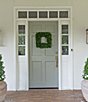 Fig & Dove 18#double; Square Boxwood Wreath - Image 3