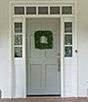 Fig & Dove 18#double; Square Boxwood Wreath - Image 2